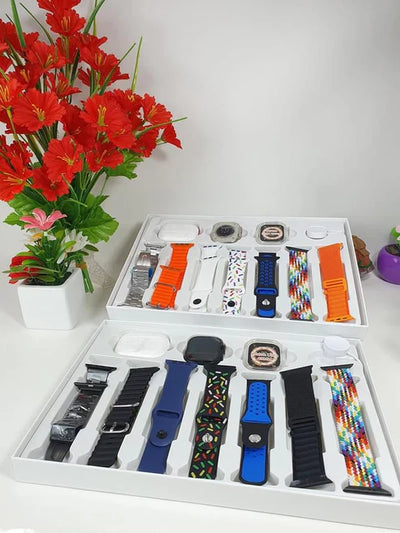 Ultra 10 in 1 With Pouch And Earbuds Smart watch