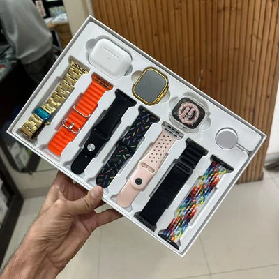 Ultra 10 in 1 With Pouch And Earbuds Smart watch