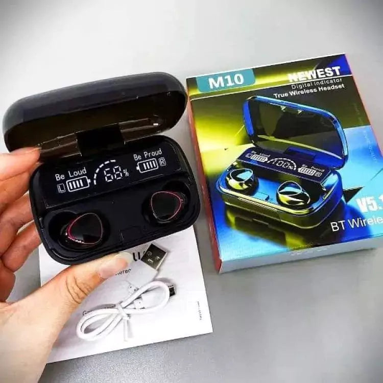 M10 TWS Wireless Bluetooth Earbuds